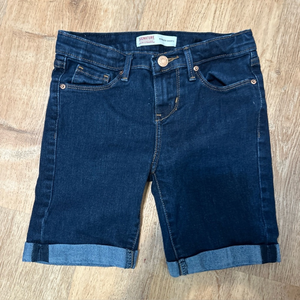 Signature by Levi Strauss Indigo Bermuda Shorts